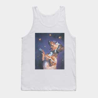 Dachshund Fine Art Painting Tank Top